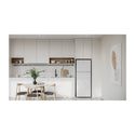Euromaid 362LTop Mount Fridge White ETM362W, Front view