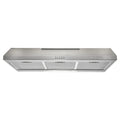 Euromaid 90cm Fixed Rangehood, Stainless Steel R90FS, Front View