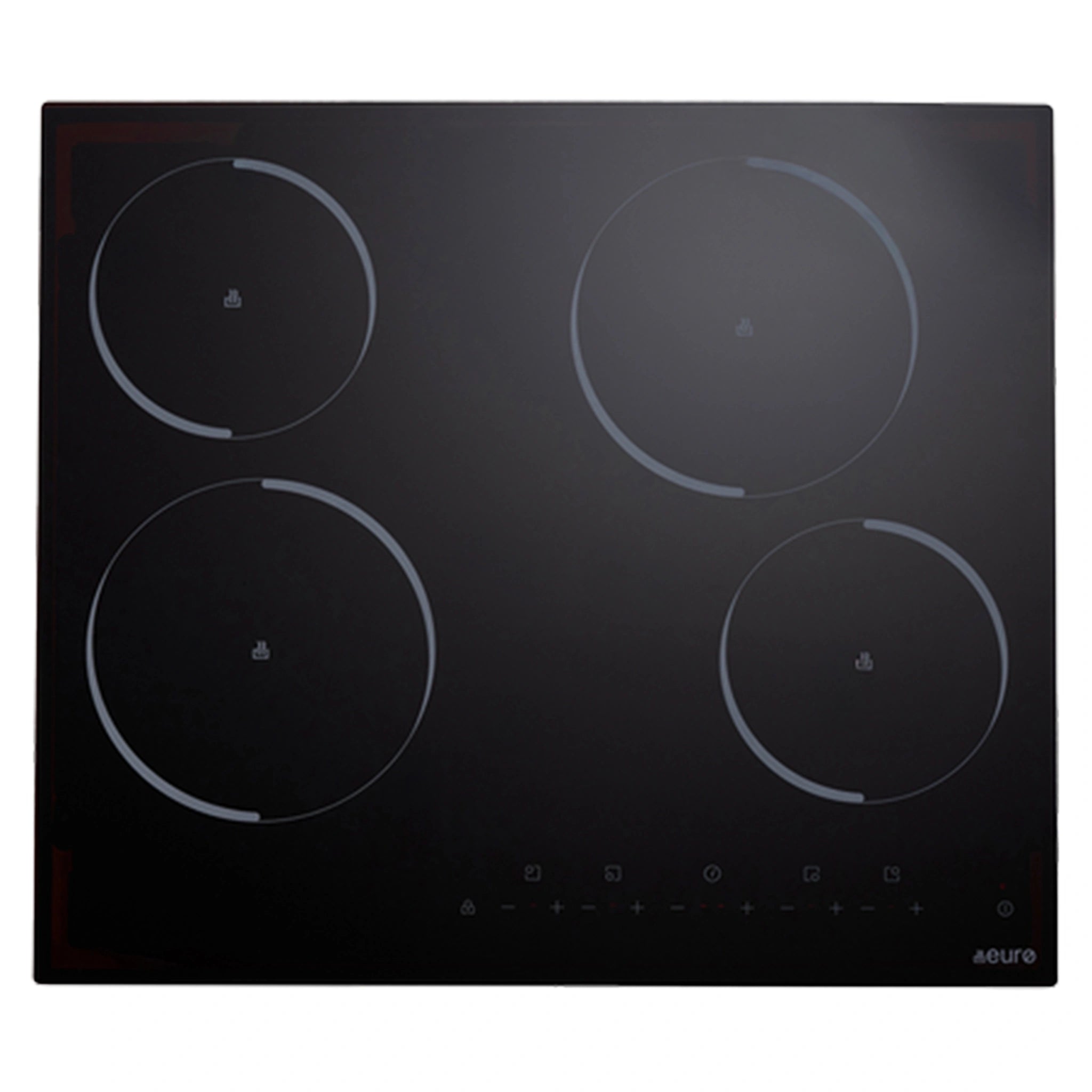 Euro 60cm Ceran Cooktop ECT600C42, Front View