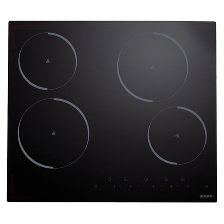 Euro 60cm Ceran Cooktop ECT600C42, Front View