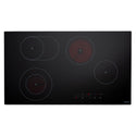 Euro 90cm Ceran Cooktop ECT900C62, Front View