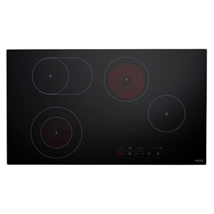 Euro 90cm Ceran Cooktop ECT900C62, Front View