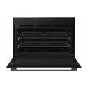 Electrolux EVEP618DSD 60cm Dark Stainless Steel Multifunction Pyrolytic Built-in Oven, Front open