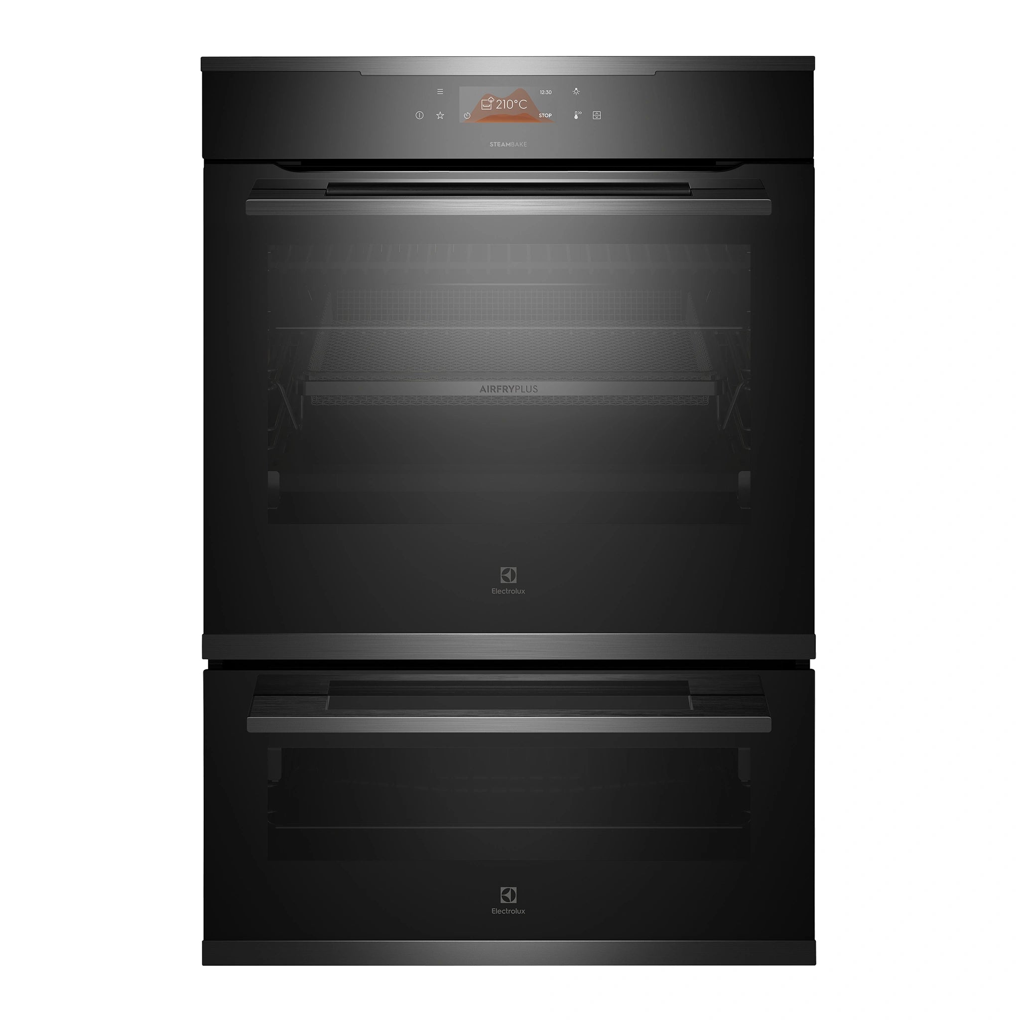 Electrolux 60cm Ultimate Taste 900 Multifunction Pyrolytic Duo Oven EVEP626DSE, Front View