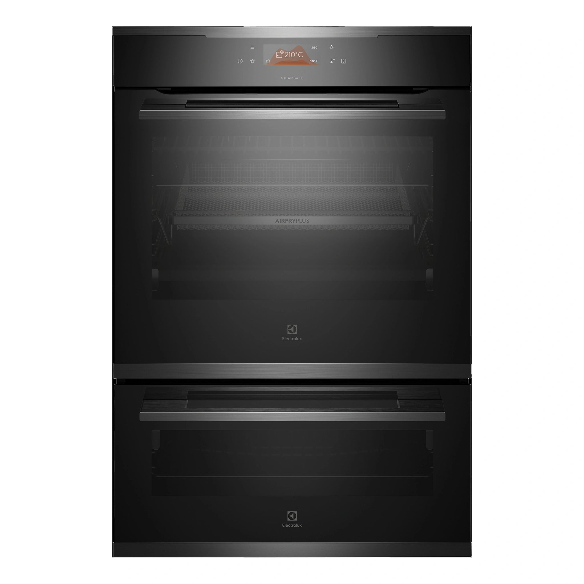 Electrolux 60cm Ultimate Taste 900 Multifunction Pyrolytic Duo Oven EVEP626DSE, Front View