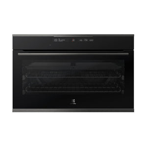 Electrolux EVEP916DSD 90cm Dark Stainless Steel Multifunction Pyrolytic Oven, Front view