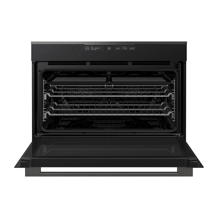 Electrolux EVEP916DSD 90cm Dark Stainless Steel Multifunction Pyrolytic Oven, Front open