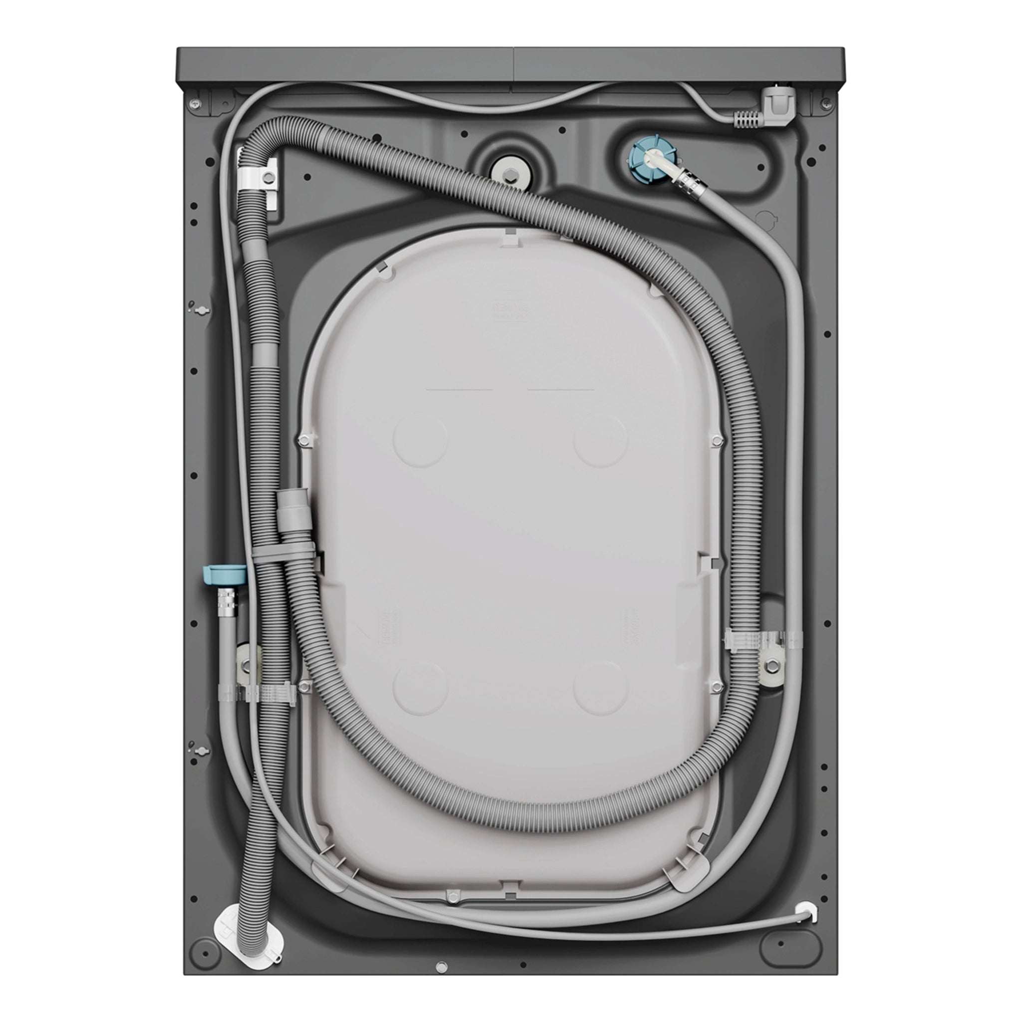 Electrolux 10kg 900 Series Dark Onyx Front Load Washing Machine EWF1042R9SCS, Back View
