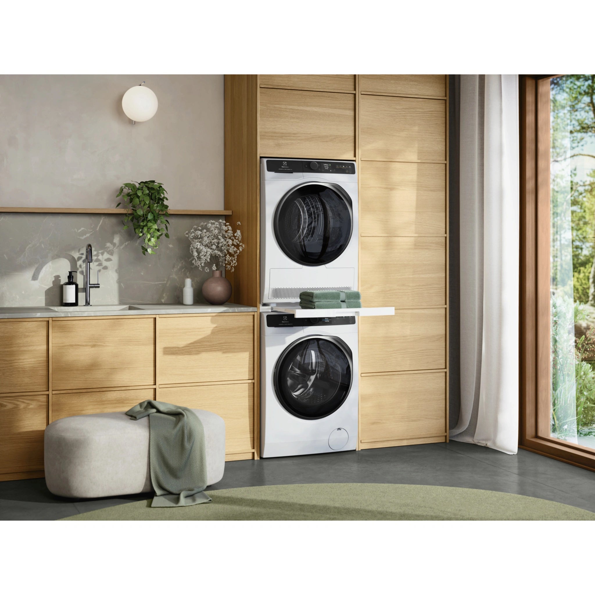 Electrolux 10kg UltimateCare 900 White Front Load Washing Machine EWF1042R9WCS, Life Style View