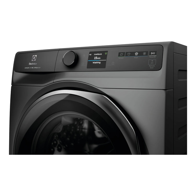 Electrolux 12kg 900 Series Dark Onyx Front Load Washing Machine EWF1242R9SCS, Control Panel  View