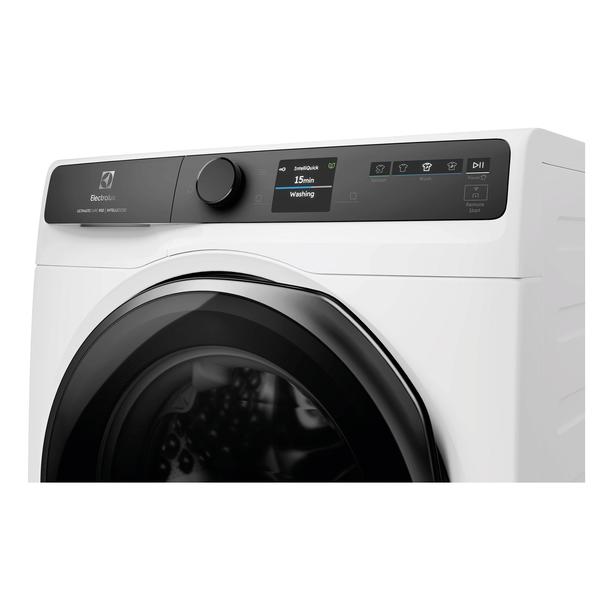 Electrolux 12kg UltimateCare 900 White Front-Load Washing Machine EWF1242R9WCS, Control Panel View