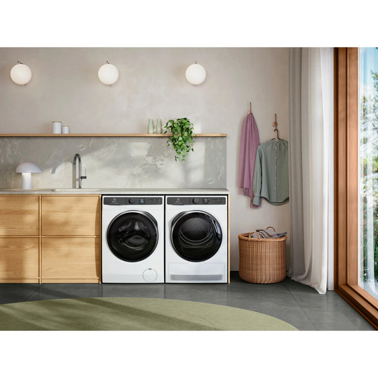 Electrolux 12kg UltimateCare 900 White Front-Load Washing Machine EWF1242R9WCS, Life Style View