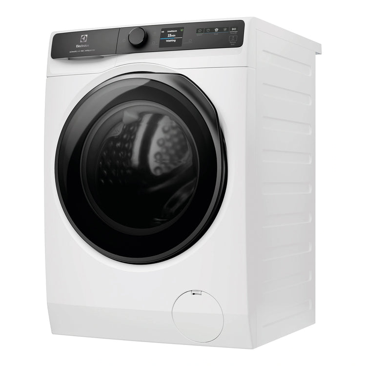 Electrolux 12kg UltimateCare 900 White Front-Load Washing Machine EWF1242R9WCS, Side View
