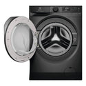 Electrolux 12kg UltimateCare 700 Dark Onyx Front Load Washing Machine EWF1243R7SCS, Front View with Door Open