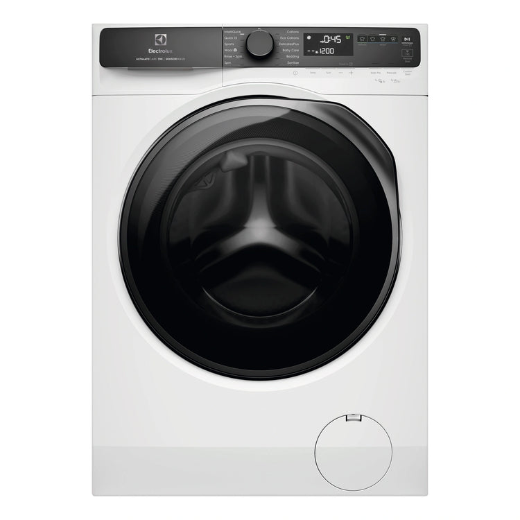 Electrolux 12kg UltimateCare White 700 Front load Washing Machine EWF1243R7WCS, Front View