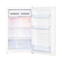TCL F122SDW 121L Bar Fridge White, Front view with door open