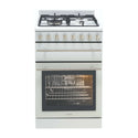 Euromaid F54GW 54cm Freestanding Electric Oven with Gas Cooktop, Front view