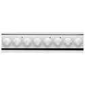 Euromaid F54RW White Electric Oven with Coil Cooktop