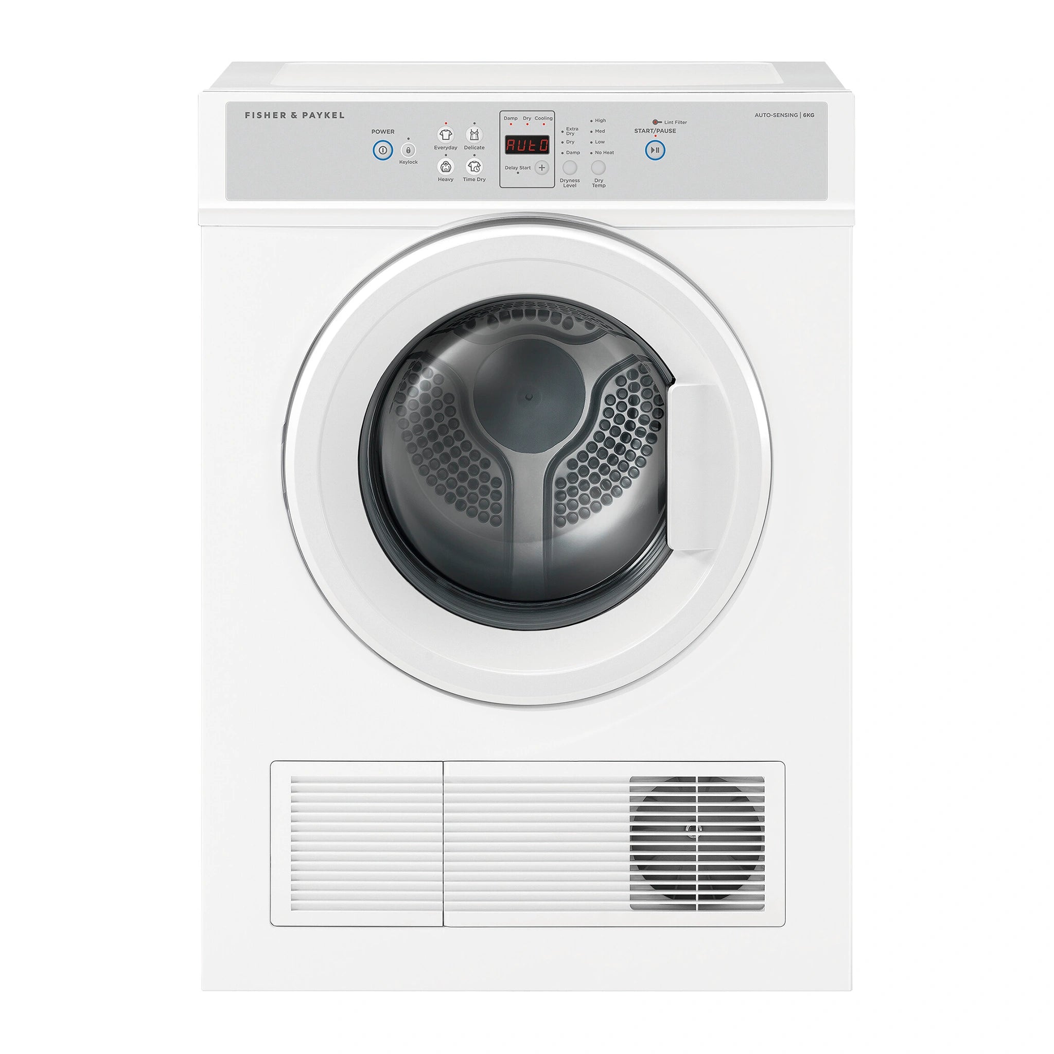 Fisher & Paykel DE6060M2 6kg Series 3 Vented Dryer Auto Sensing, Full Reverse Tumbling