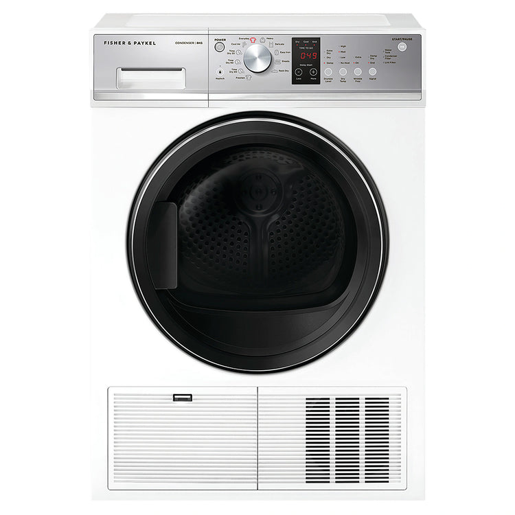 Fisher & Paykel 8kg Series 5 Condensing Dryer DE8060P3, Front View