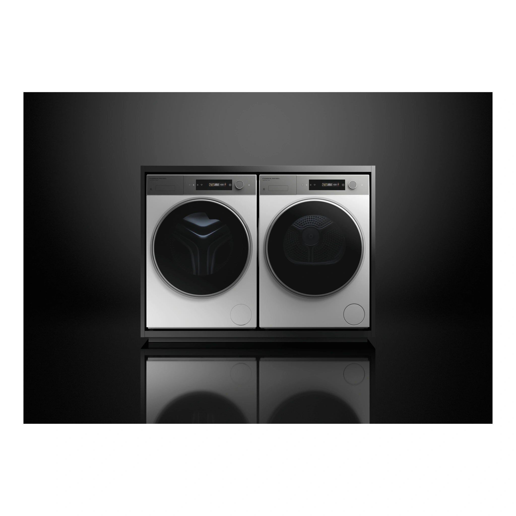 Fisher & Paykel 10kg Series 7 White Heat Pump Dryer DH1060D5, Front View