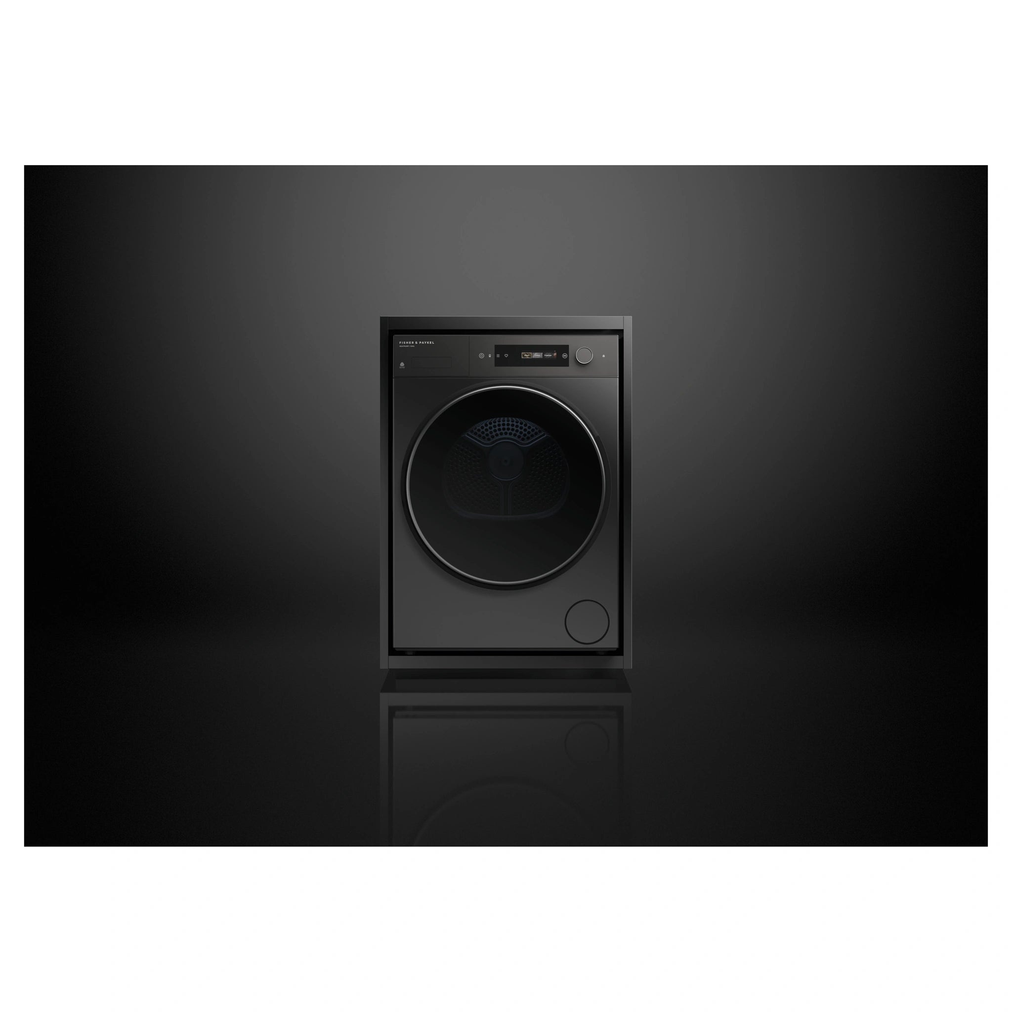 Fisher & Paykel 10kg Series 7 Graphite Heat Pump Dryer DH1060DG5, Front View