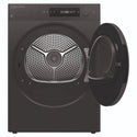 Fisher & Paykel 10kg Series 7 Graphite Heat Pump Dryer DH1060DG5, Front View with Door Open
