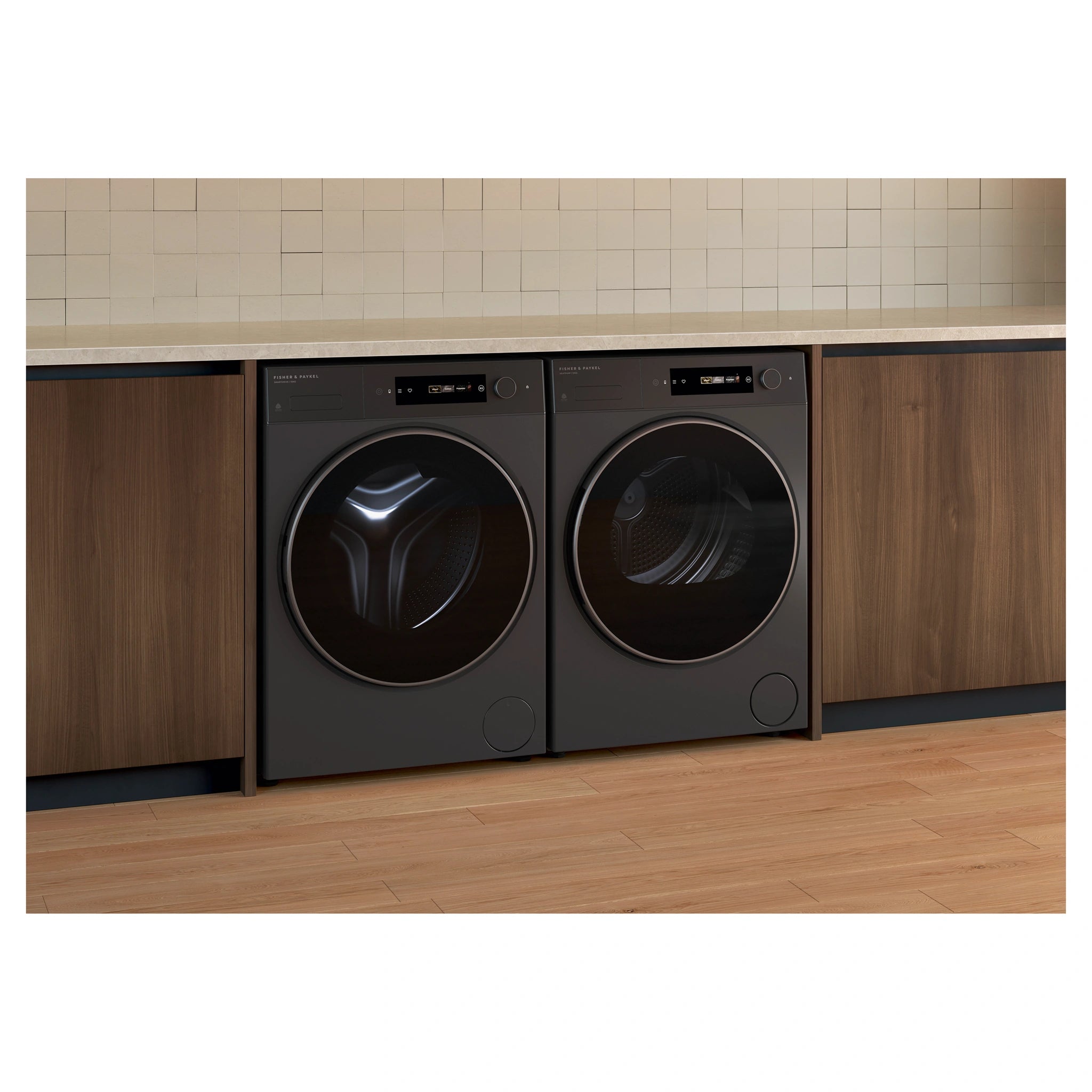 Fisher & Paykel 10kg Series 7 Graphite Heat Pump Dryer DH1060DG5, Lifestyle View
