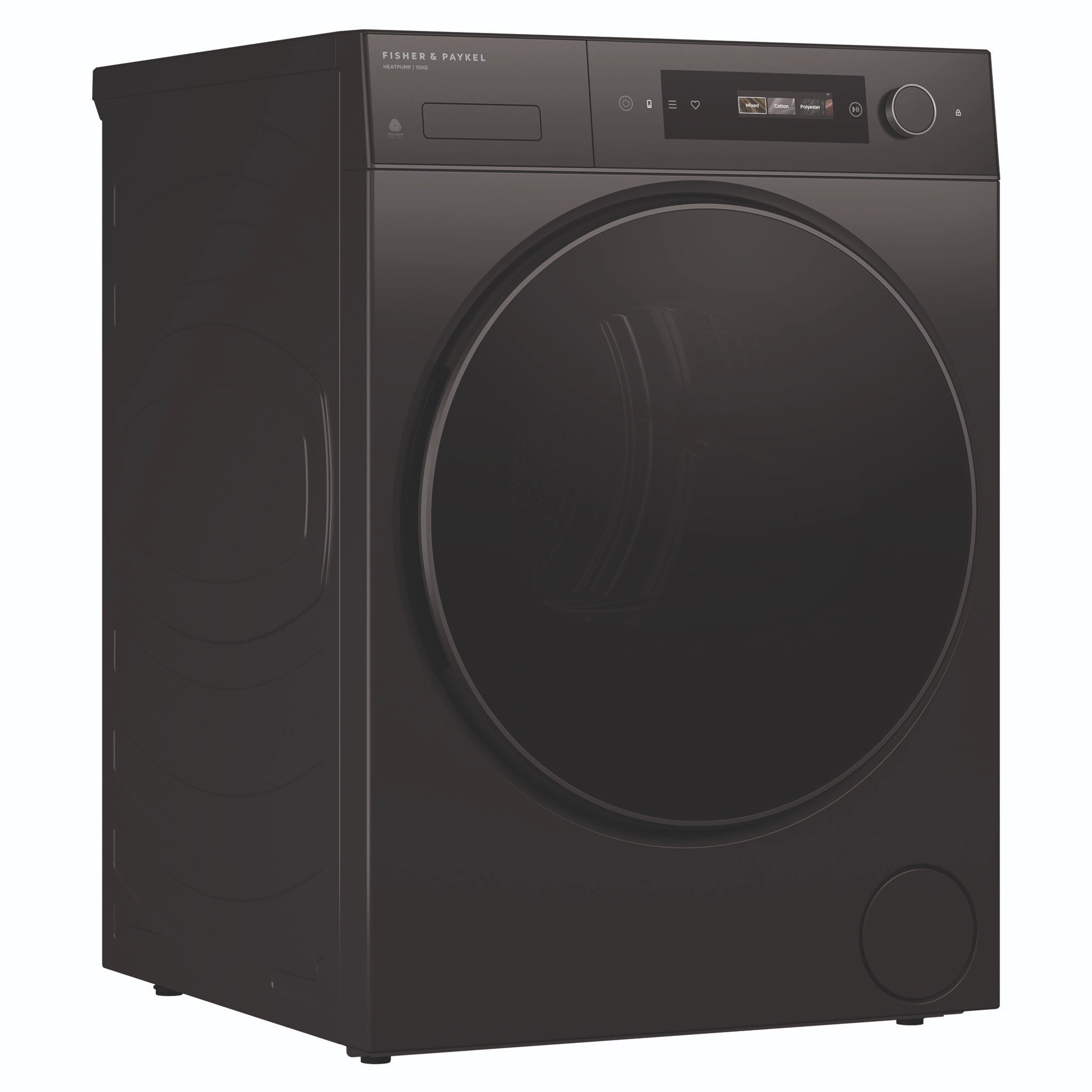Fisher & Paykel 10kg Series 7 Graphite Heat Pump Dryer DH1060DG5, Right Side View