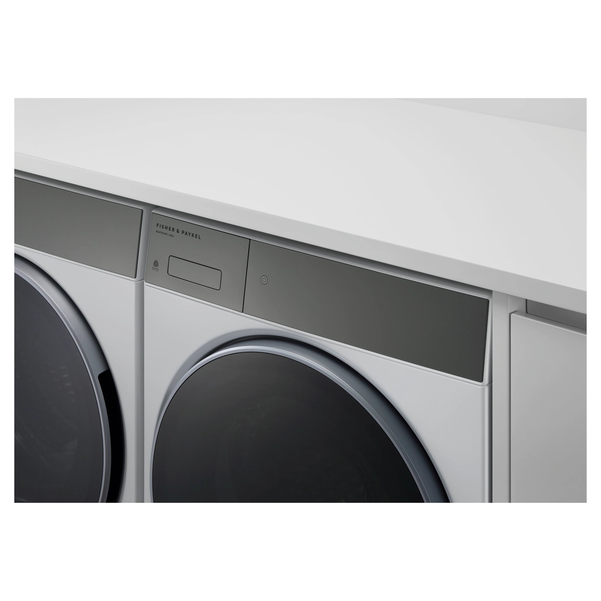 Fisher & Paykel 8kg Series 5 White Heat Pump Dryer – Woolmark Black DH8060P5, Control Panel View