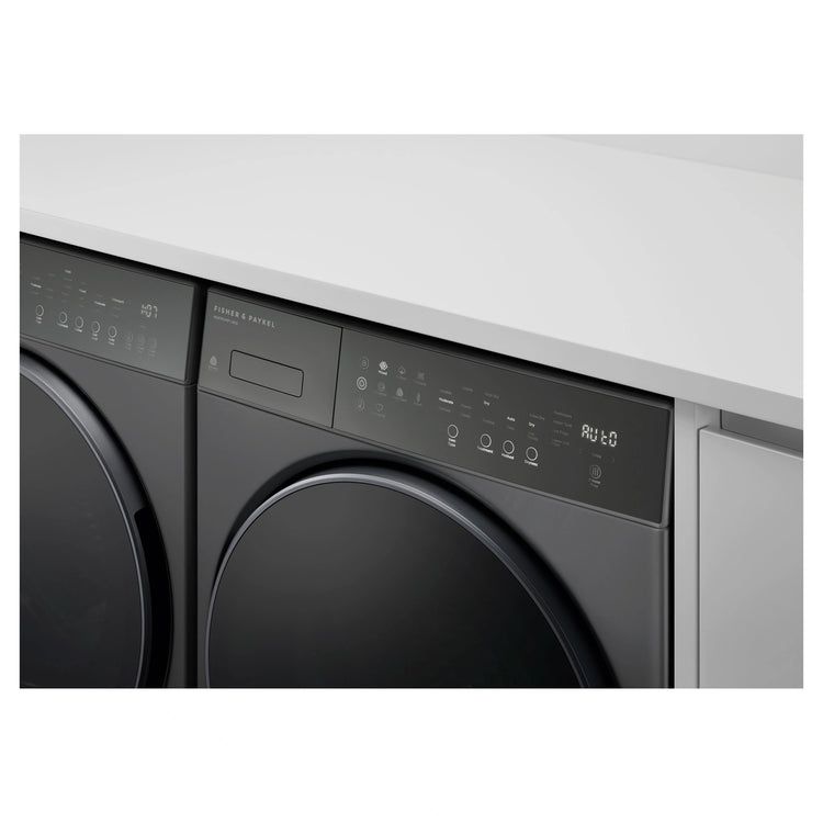 Fisher & Paykel 8kg Series 5 Graphite Heat Pump Dryer DH8060PG5, Control Panel View