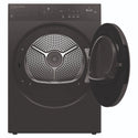 Fisher & Paykel 8kg Series 5 Graphite Heat Pump Dryer DH8060PG5, Front View with Door Open