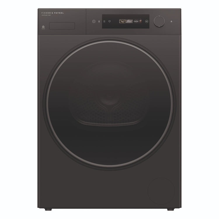 Fisher & Paykel 9kg Series 7 Graphite Heat Pump Dryer DH9060DG5, Front View