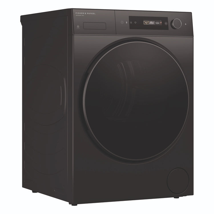 Fisher & Paykel 9kg Series 7 Graphite Heat Pump Dryer DH9060DG5, Left Side View