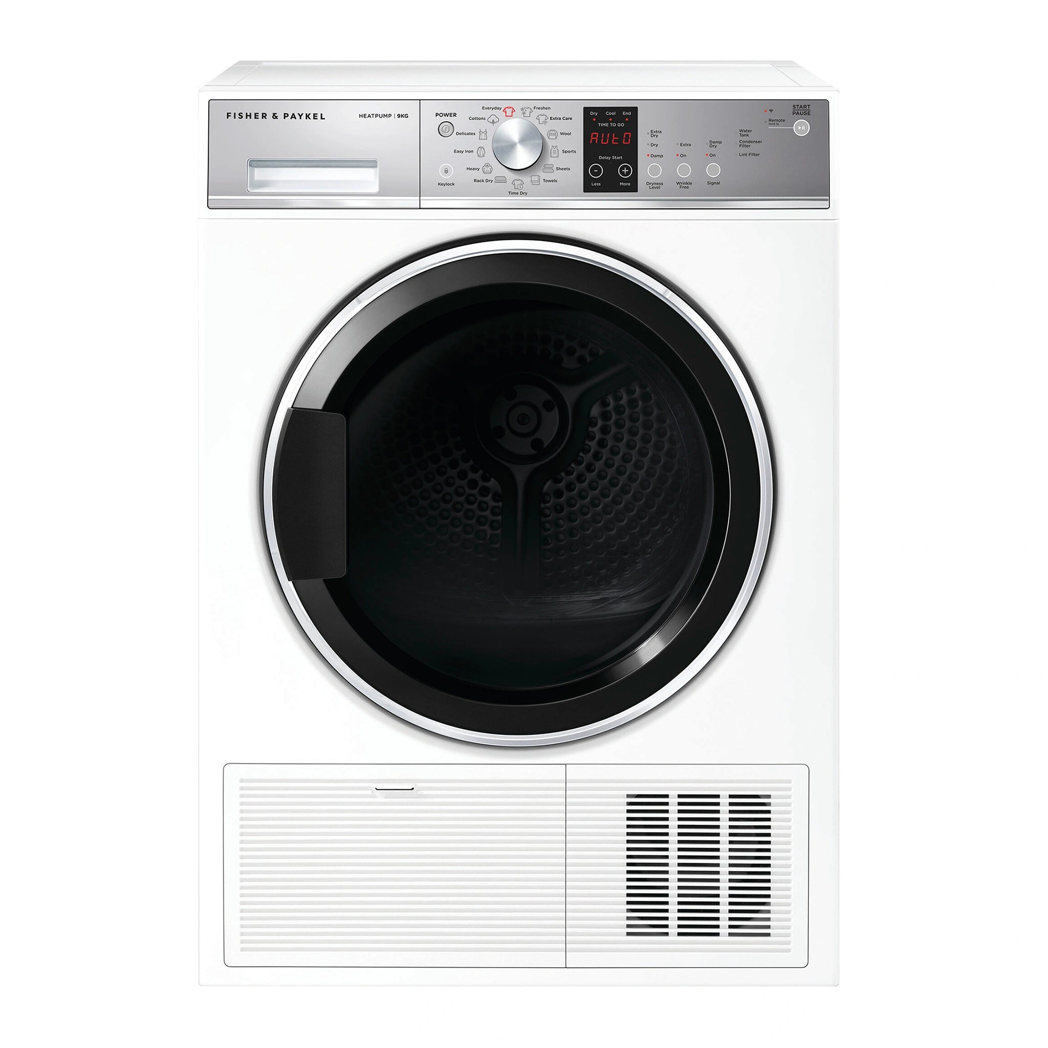 Fisher & Paykel 9kg Heat Pump Dryer DH9060P2, Front View 2