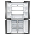 Fisher & Paykel 498L Series 7 Quad Door Refrigerator Freezer RF500QNB1, Front View With Double Door Open View