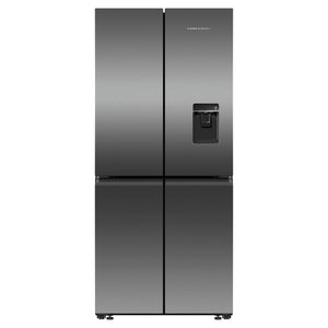 Fisher & Paykel 498L Series 7 Quad Door Refrigerator Freezer RF500QNUB1, Front View