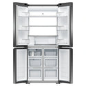 Fisher & Paykel 498L Series 7 Quad Door Refrigerator Freezer RF500QNUB1, Front View With Double Door Open View