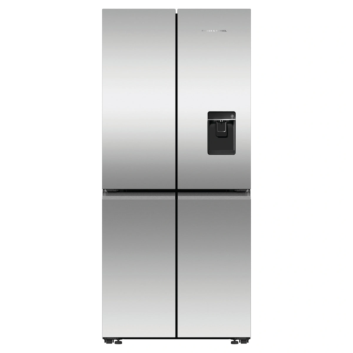 Fisher & Paykel 498L Series 7 Quad Door Refrigerator Freezer RF500QNUX1, Front View