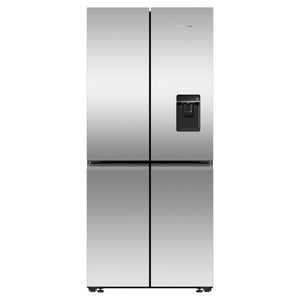 Fisher & Paykel 498L Series 7 Quad Door Refrigerator Freezer RF500QNUX1, Front View