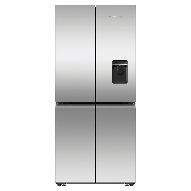 Fisher & Paykel 498L Series 7 Quad Door Refrigerator Freezer RF500QNUX1, Front View