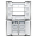 Fisher & Paykel 498L Series 7 Quad Door Refrigerator Freezer RF500QNUX1, Front View With Double Door Open View