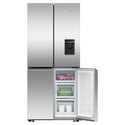 Fisher & Paykel 498L Series 7 Quad Door Refrigerator Freezer RF500QNUX1, Front View With Lower Right Side Door Open View With Storages