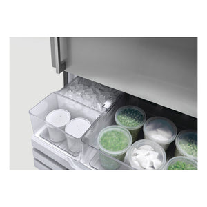 Fisher & Paykel 519L Stainless Steel Black Active Smart French Door Refrigerator RF522ADUX5, Freezer Drawer View