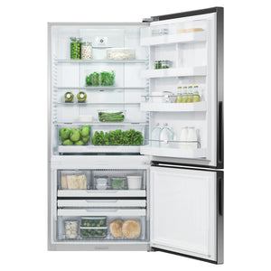 Fisher & Paykel 494L Series 5 Refrigerator Freezer RF522BRPB6, Front View With Door Open