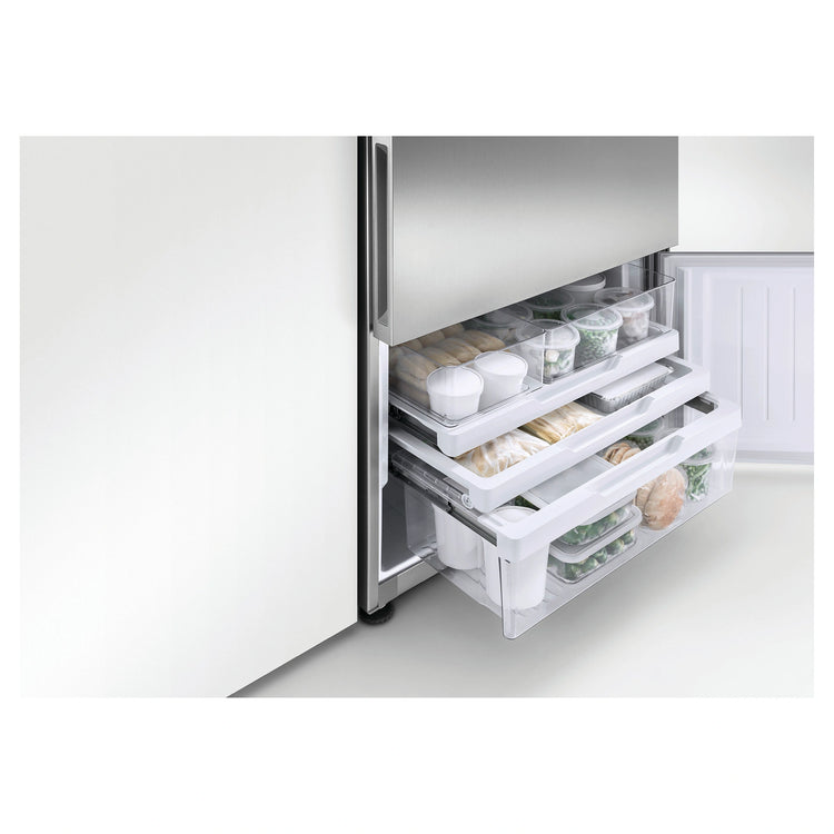 Fisher & Paykel 494L Series 5 Refrigerator Freezer RF522BRPX6, Drawers View