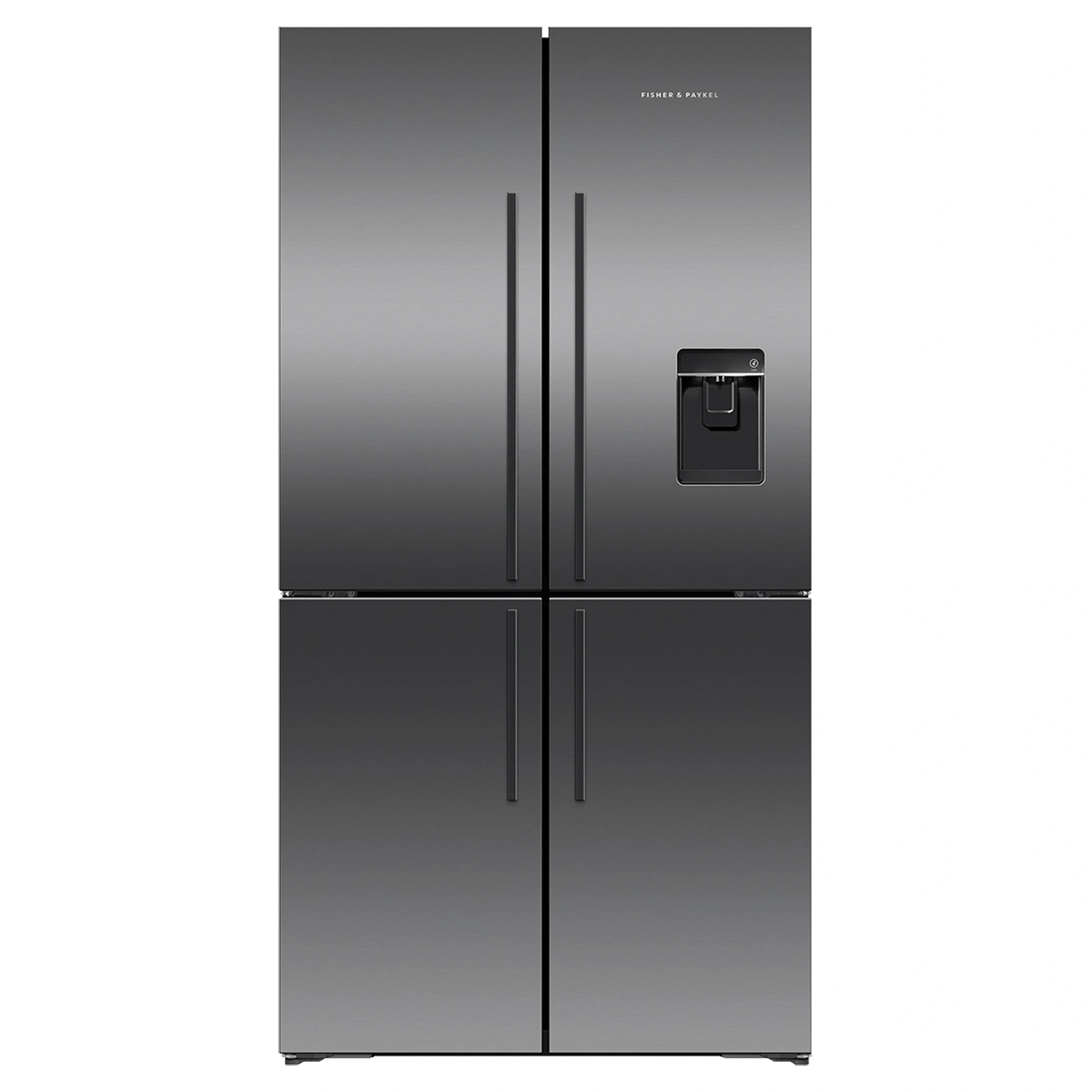 Fisher & Paykel 538L Series 7 Quad Door Refrigerator Freezer RF605QDUVB2, Front View