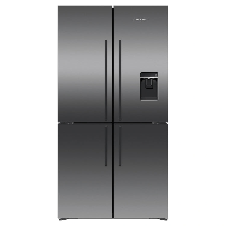 Fisher & Paykel 538L Series 7 Quad Door Refrigerator Freezer RF605QDUVB2, Front View