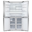 Fisher & Paykel 538L Series 7 Quad Door Refrigerator Freezer RF605QDUVX2, Front Door Open View