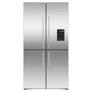 Fisher & Paykel 538L Series 7 Quad Door Refrigerator Freezer RF605QDUVX2, Front View